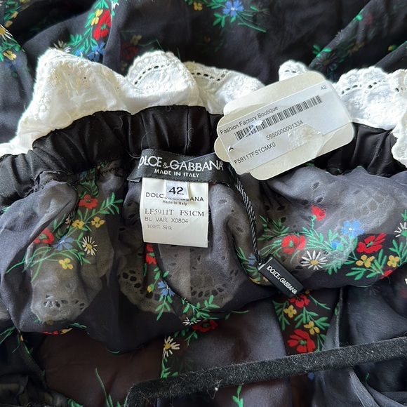 Dolce & Gabbana vintage off shoulder sheet top - Picture 3 of 4